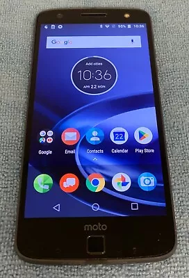 Motorola Moto Z Force Droid - 32GB - Black (Unlocked) (MUST READ DESCRIPTION) • $1.35