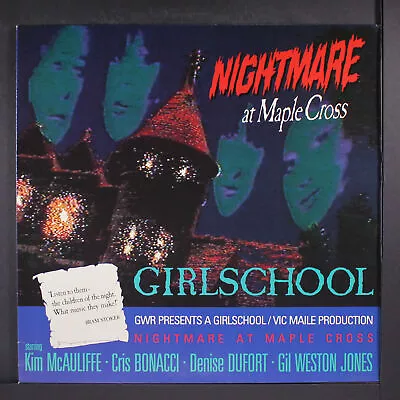 GIRLSCHOOL: Nightmare At Maple Cross GWR 12  LP 33 RPM United Kingdom • $25