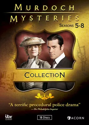 New/Sealed Murdoch Mysteries Collection: Seasons 5-8 DVD  • $59