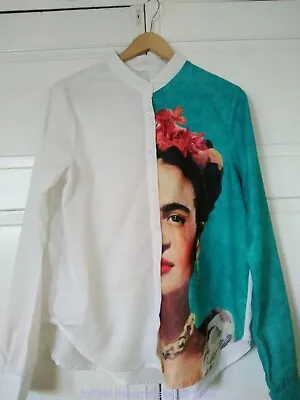 Pre-Loved Frida Kahlo Portrait Print Blouse • $71.77