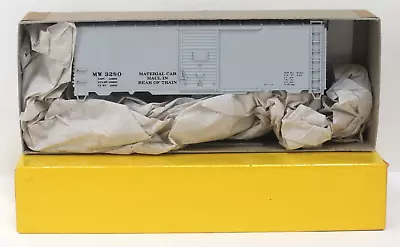 Accurail 3280 HO AAR 40' Steel Box Car Kit MOW Gray 3280 NIB • $12.99