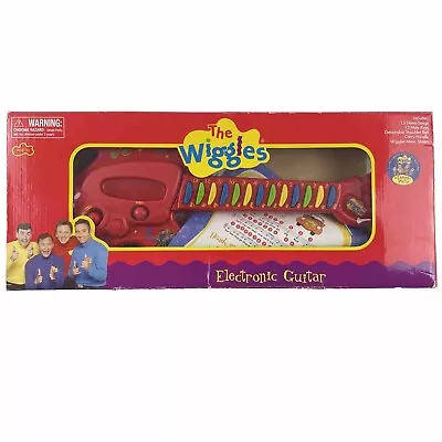 The Wiggles Electronic Guitar Electric Kids Instrument Vintage 2003 NEW IN BOX • $149.99