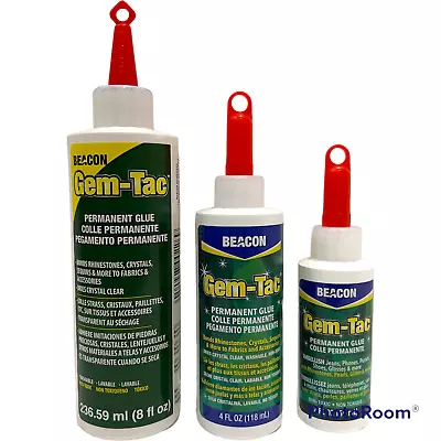 £15.43 • Buy Beacon's Gem-Tac Glue Precision Tip Applying Crystal Rhinestone Diamante Diamond