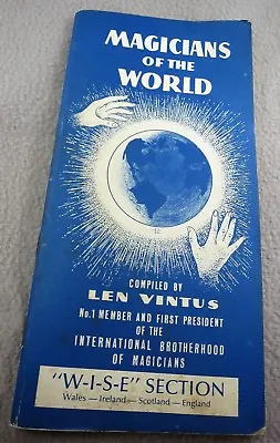 Magicians Of The World UK 1978 By Len Vintus (Signed) • £14.99