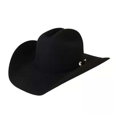 Justin 3X Rodeo Black Wool Cowboy Hat • $94