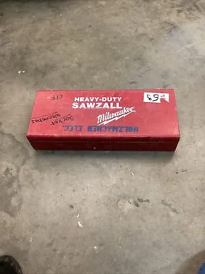 Milwaukee Tool Box Heavy Duty Sawzall Metal Storage Case ONLY 23”x10”x5” • $40