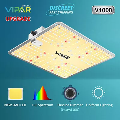 VIPARSPECTRA V1000 LED Grow Light Full Spectrum For Hydroponic Indoor Veg Flower • $53.68