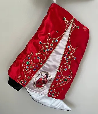 Elvis Presley Boot Christmas Stocking Plays Music & Lights Up (Tested! Works!) • $33.99