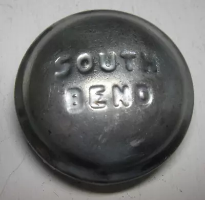 Vintage Riding Toy HUB CAP Axle Cover SOUTH BEND Tricycle Wagon Buggy Metal Part • $5.99