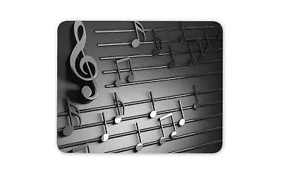 3D Musical Notes Mouse Mat Pad - Music Student Teacher Fun Computer Gift #14851 • £6.99