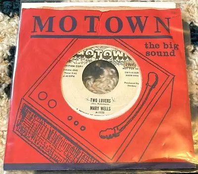 Mary Wells: Two Lovers/Operator 45 Motown/US Promo W/company Sleeve VG+ • $15.99