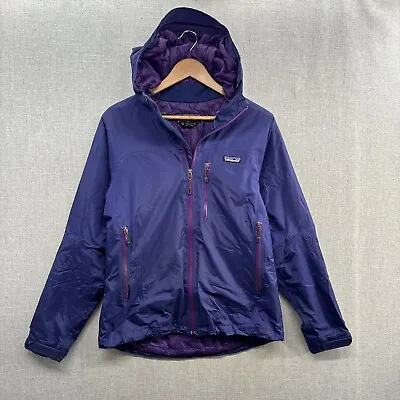 Patagonia Nano Storm Jacket Womens Medium Purple Insulated Full Zip Hooded H2NO • $89.95