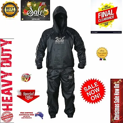 $32.35 • Buy Heavy Duty Sauna Sweat Suit For WEIGHT LOSS Men Women MMA FIGHT BOXING Gym FIT