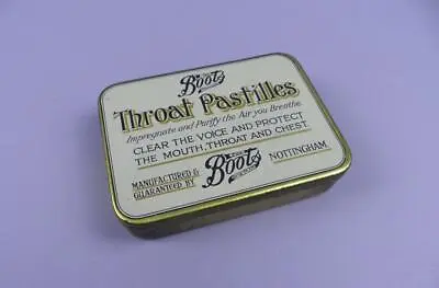 £7 • Buy Boots Throat Pastilles Vintage Tin