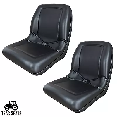 Two (2) Black High Back Seats For Bobcat 2200 2200D P#: 102707301CC 103267001CC • $224.98