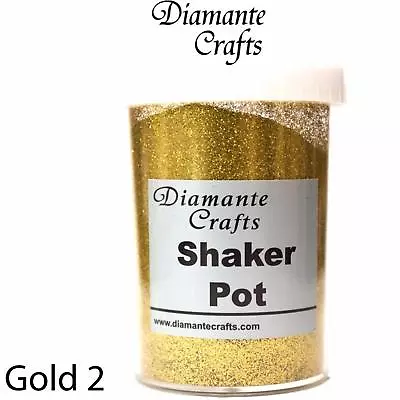 Glitter Shaker Pot With 100g Gram Glitter Nail Body Art Glass Craft Fine 0.008 • £3.49