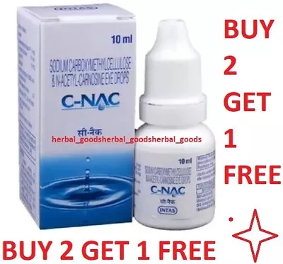 C-NAC Eye Drops Cure Cataract Carnosine NAC Glaucoma BrightC Clarity Buy 2 Get 3 • $11.35