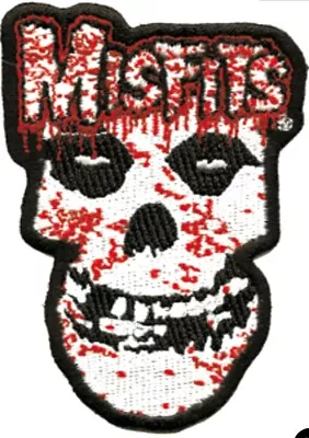 Misfits  Bloody Skull Logo  Embroidered Patch  Brand New  Music Band  • $12.75