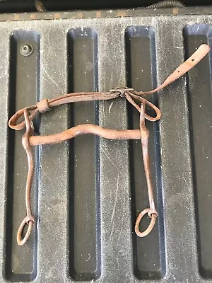Vintage Horse Bit With Leather Strap • $20