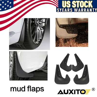 4 Universal Car Mud Flaps/Splash Guards Tires Protector For Car Auto Parts Black • $23.74