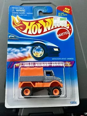 Hot Wheels 1995 Real Riders Series Mercedes-Benz UNIMOG Rubber Tires • $20