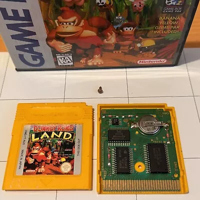 Donkey Kong Land For Game Boy Authentic And Working With Aftermarket Box • $50