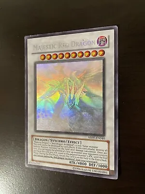 1x Majestic Red Dragon - ABPF-EN040 - Ghost Rare - 1st Edition Moderately Played • $43