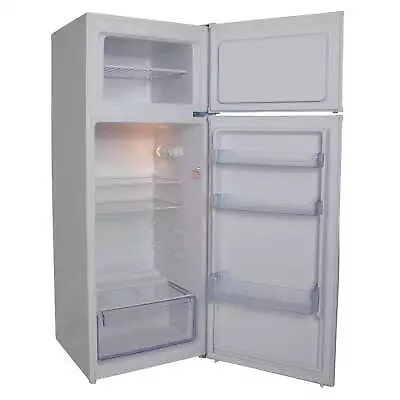 7.3 Cu. Ft White Avanti Refrigerator Top Freezer Apartment Tiny Home Garage Dorm • $241.55