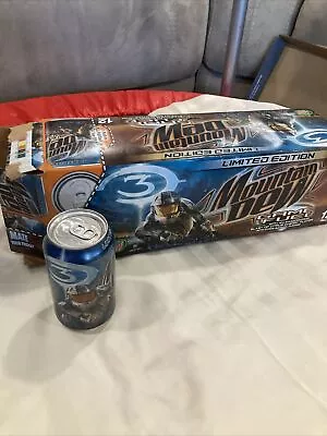 2007 LIMITED EDITION MOUNTAIN DEW HALO 3 GAME FUEL BOX AND Unopened Leaked Can • $129.69