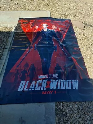 Disney's Marvel Black Widow/Artemis Fowl Vinyl Theatre Posters 95x60in. • $50