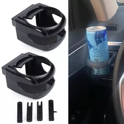 2X Universal Car Cup Holder Air Vent Beverage Can Drink Water Bottle Stand Mount • $9.46