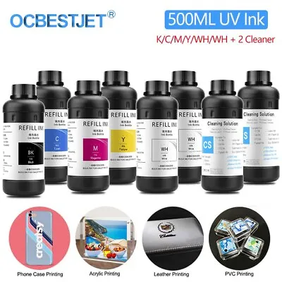 UV Ink For Epson XP600 TX800 1390 1400 1410  L800 L805 L1800 UV Printer • $468