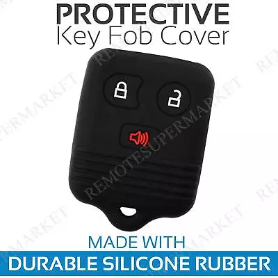 Key Fob Cover For 1998-2010 Ford F150 F250 F350 Remote Case Rubber Skin Jacket • $6.95