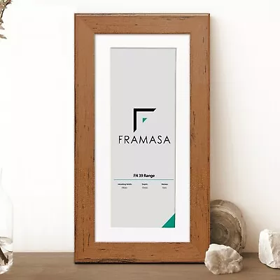 Panoramic Sizes Picture Frames Photo Frames Art Poster Frame With White Mount • £49.35
