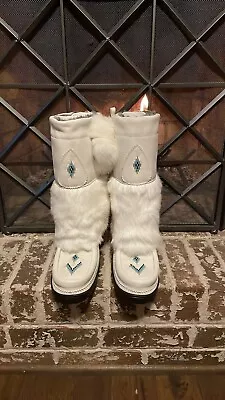 Manitobah Spirit Mukluk L7 White • $250