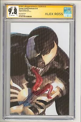 Venom: Lethal Protector II Alex Ross Timeless Cover CGC 9.8 - Signed • $148.75