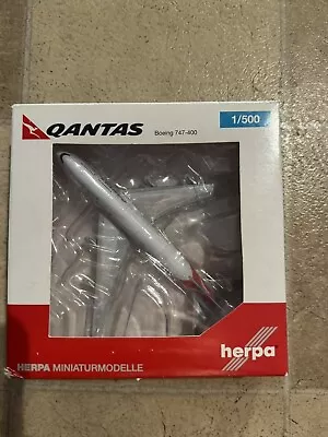 Herpa 1:500 Qantas Boeing 747-400 • $25