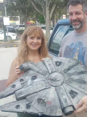 HUGE STAR WARS Millennium Falcon Legacy Look Prop *Have The Ship Of Ships • $290