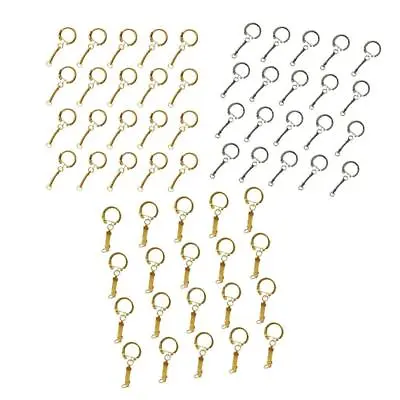 £7.54 • Buy 20pcs 38mm Split Rings Chains Connector Blank Key Rings Make Your Own Key Rings