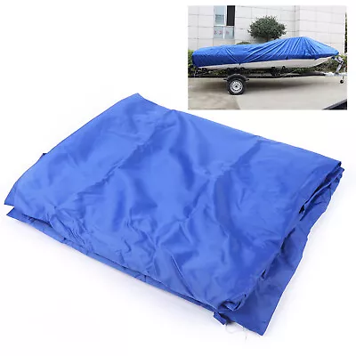 420D Mainsail Boom Cover UV Protected Blue Boat Sail Cover Waterproof Sail Cover • $18.05