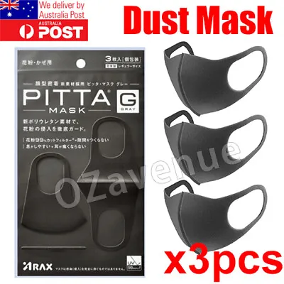 3X Washable Face Mask Unisex Black Fashion Mouth Cover Protective Masks Reusable • $6.67