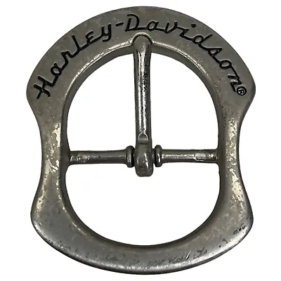 Harley Davidson Silver Belt Buckle Vintage • $11.66