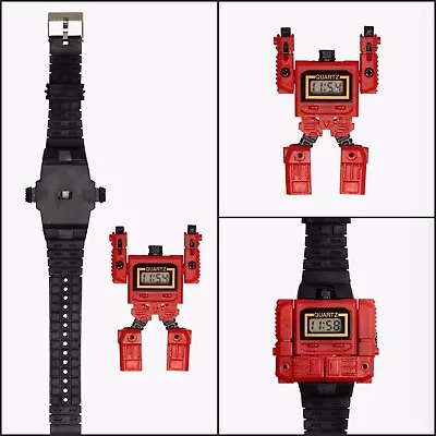 NEW Robot Watch Transforming Watch (Transformer Style ) Red Color • $48