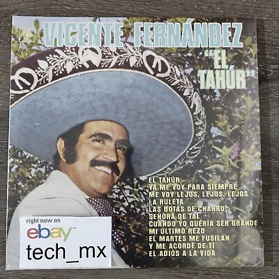 Vicente Fernandez - El Tahur [Vinyl] [LP] NEW Sealed FREE USA Shipping • $44.99