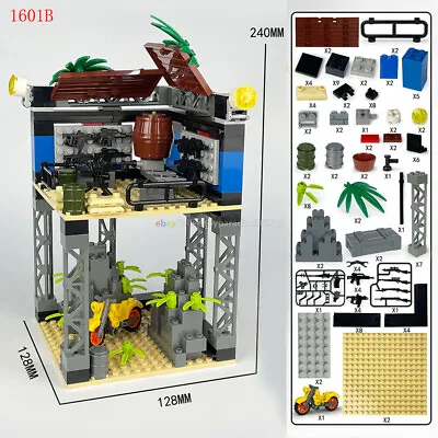 MIni Military Figures WEAPON PACK SWAT City Police Army Guns Rifle Set Lot 1601B • $15.19