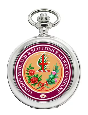 LMS London Midland Scottish Railway Crest Pocket Watch • £24.99