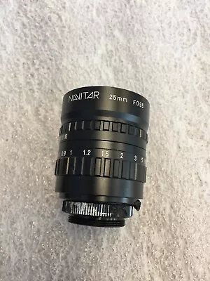 NAVITAR 25MM F0.95 LENS Good Condition Pulled From Working System  FREE SHIPPING • $199.99