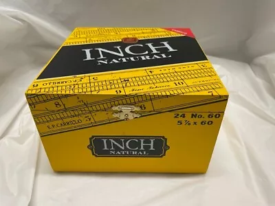 Inch E.P. Carrillo Cigar Box Wood Yellow For Arts Crafts Storage Tools Pens • $9.95