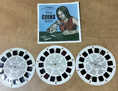 View Master Rare Coins 3 Reels & Booklet Only B840 Vintage • $8.50