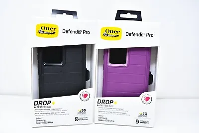 OtterBox Defender Pro Series Case W/ Holster Clip For Samsung Galaxy S22 Ultra • $26.75